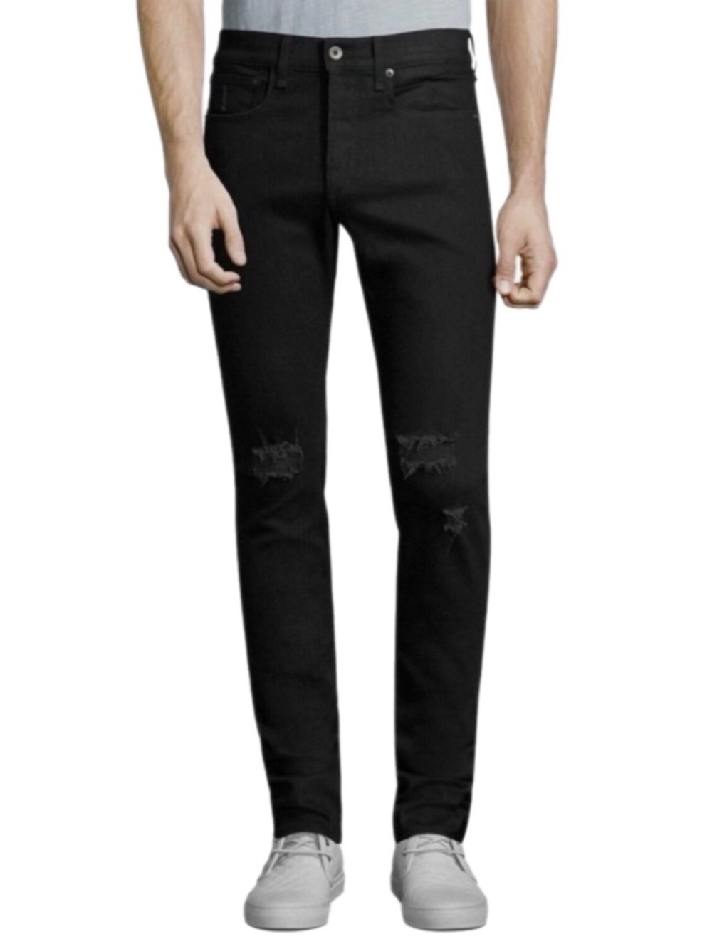 NWOT 32 x 32 rag & bone Fit 1 Extra Slim Low Rise Distressed Men’s Skinny Jeans